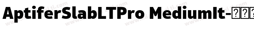 AptiferSlabLTPro MediumIt字体转换